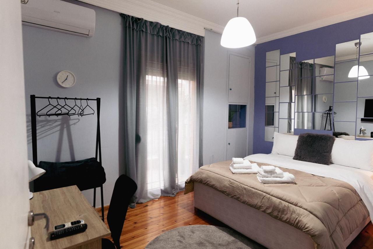 Charming 85Sqm Apartment With Panoramic City-Views Солун Екстериор снимка