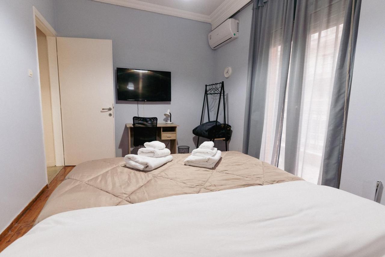 Charming 85Sqm Apartment With Panoramic City-Views Солун Екстериор снимка